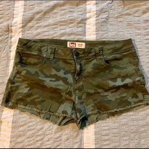 💚LEI💚Camo Jean Shorts